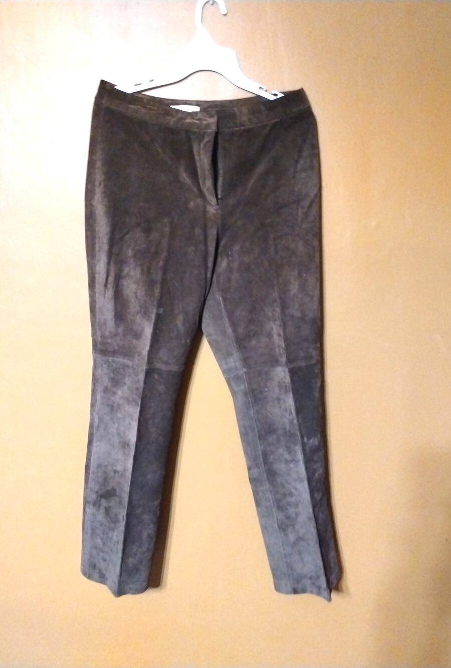 Suede Leather Pants VALERIE STEVENS sz 10  T 008